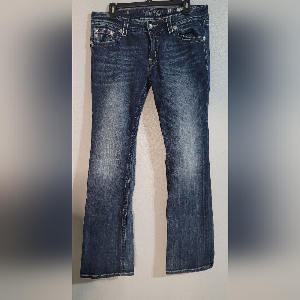 Miss Me Women's Dark Blue Boot Cut Jeans